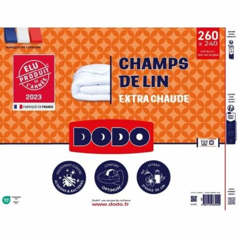 Σκανδιναβικό Παπλώμα DODO Champs de Lin 240 x 260 cm Λευκό 450 g/m²