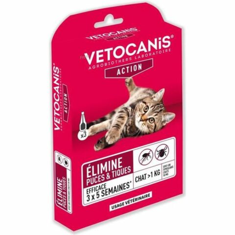 Αντιπαρασιτικά Vetocanis Γάτα 3 Μονάδες