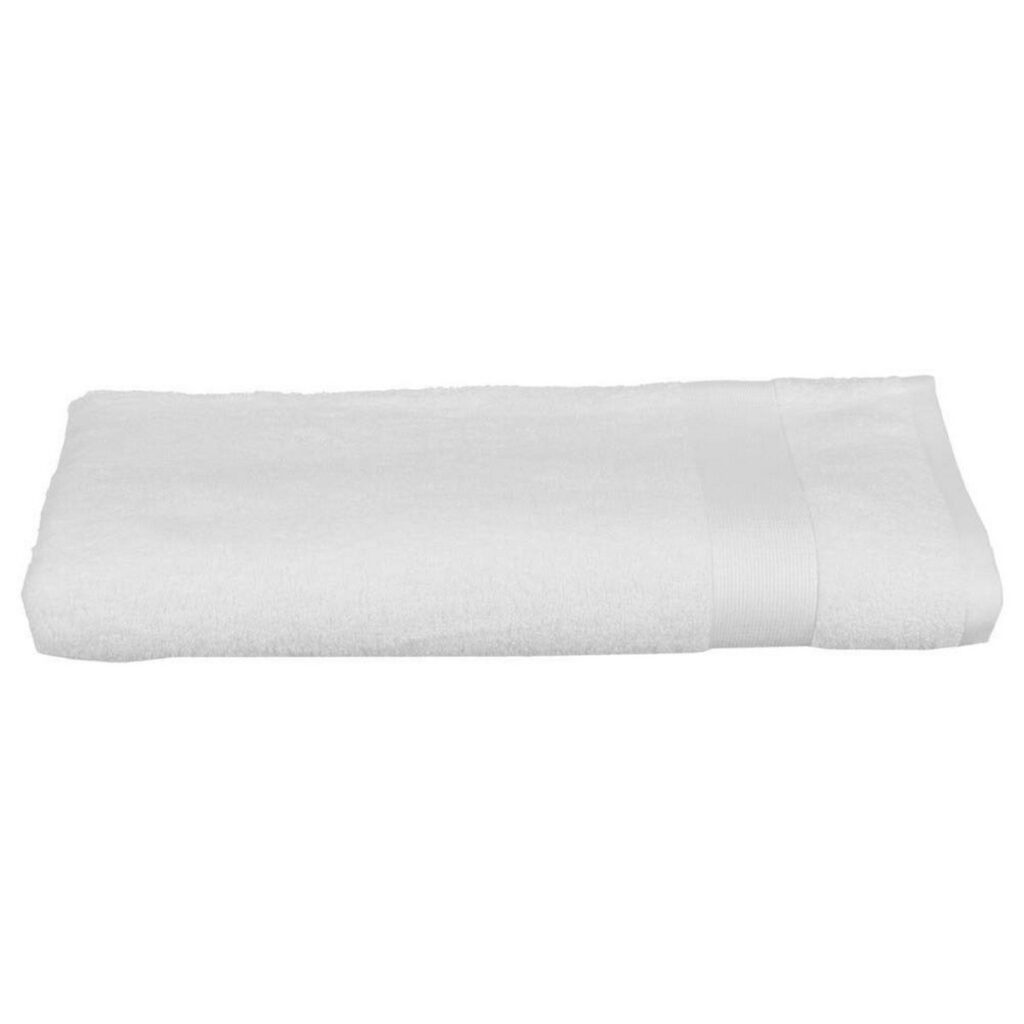 Πετσέτα μπάνιου Atmosphera βαμβάκι Λευκό 450 g/m² (100 x 150 cm)