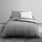 Σετ σεντονια TODAY Λευκό Ανοιχτό Γκρι Διπλό κρεβάτι 200 x 200 cm