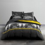 Σετ σεντονια TODAY Μαύρο Κίτρινο Μονό κρεβάτι 140 x 200 cm