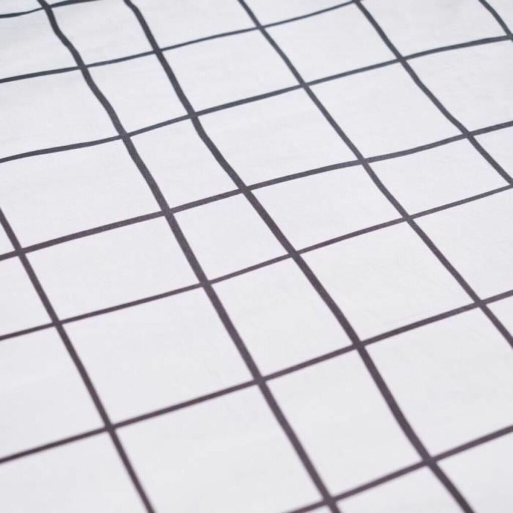 Κάλυψη παπλώματος TODAY Με τετράγωνα Λευκό 220 x 240 cm
