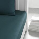 Τοποθετημένο κάτω φύλλο TODAY Essential 160 x 200 cm Σμαραγδένιο Πράσινο Μπλε Caillou Με Κατοικίδιο 160 x 200