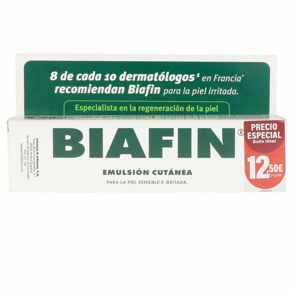 Ενυδατικό Γαλάκτωμα Προσώπου Biafin Emulsión Cutánea 100 ml (100 ml)