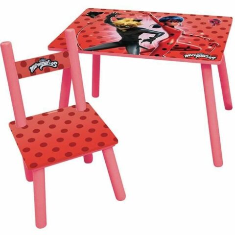 Σετ τραπέζι και καρέκλες για παιδιά Fun House Ladybug