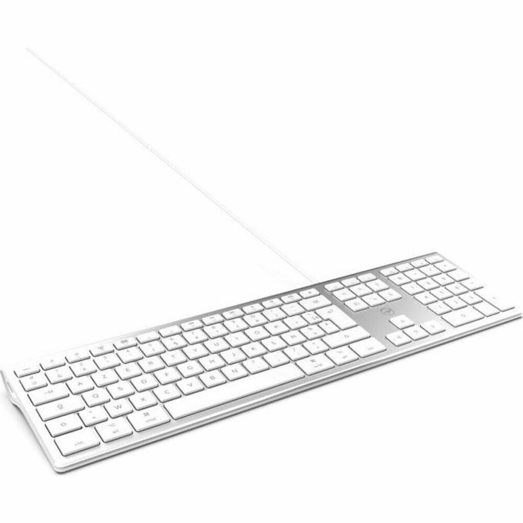 Πληκτρολόγιο Mobility Lab Λευκό Ασημί Mac OS AZERTY