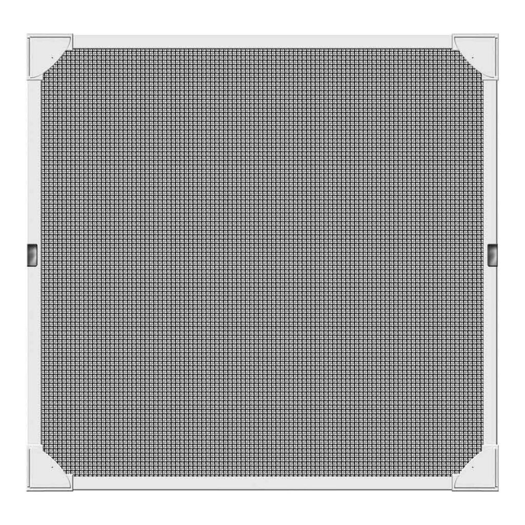 Δίχτυ για κουνουπιέρες Schellenberg Μαγνητική Με πλαίσιο Fiberglass Λευκό (100 x 120 cm)