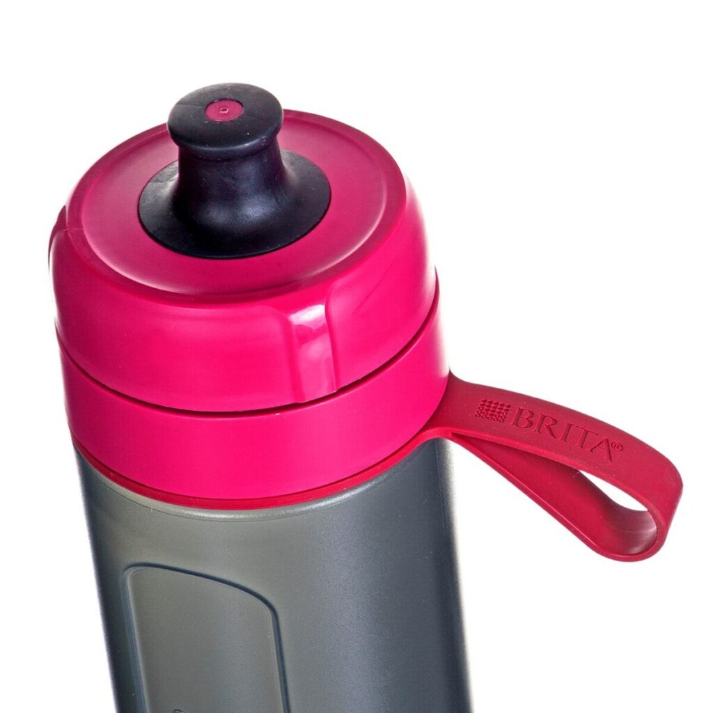 Μπουκάλι με Φίλτρο Άνθρακα Brita Fill&Go Active Μαύρο Ροζ 600 ml