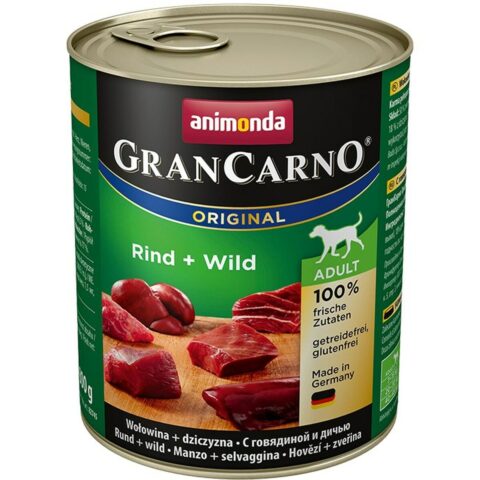Υγρό φαγητό Animonda  GranCarno Adult Κρέας Βόειο κρέας Aγριογουρουνο 800 g