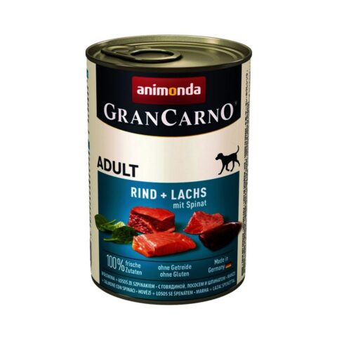 Υγρό φαγητό Animonda GranCarno Salmon Βόειο κρέας Σπανάκι 400 g