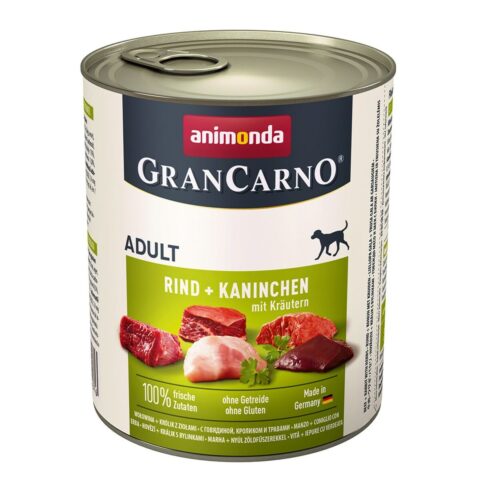 Υγρό φαγητό Animonda GranCarno Adult Βόειο κρέας Κουνέλι 800 g