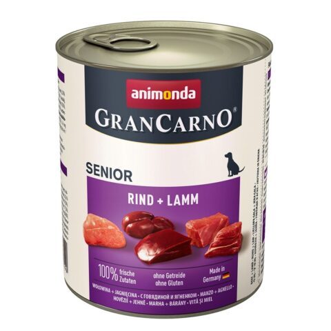 Υγρό φαγητό Animonda  GranCarno Senior Βόειο κρέας Αρνί Βοδινό κρέας 800 g