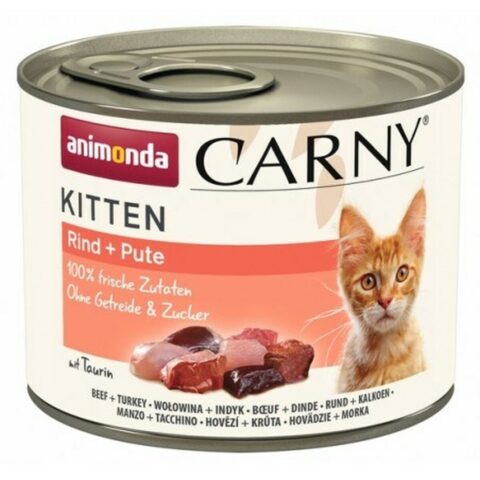 Γατοτροφή Animonda Carny Kitten Τουρκία Βόειο κρέας 200 g