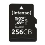 Κάρτα Μνήμης Micro SD με Αντάπτορα INTENSO 3423492 256 GB Μαύρο