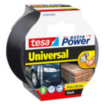 Αμερικανική ταινία TESA extra Power Universal 10 m x 50 mm Μαύρο (10 m x 5 cm)