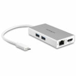 USB Hub Startech DKT30CHPDW Λευκό 60 W