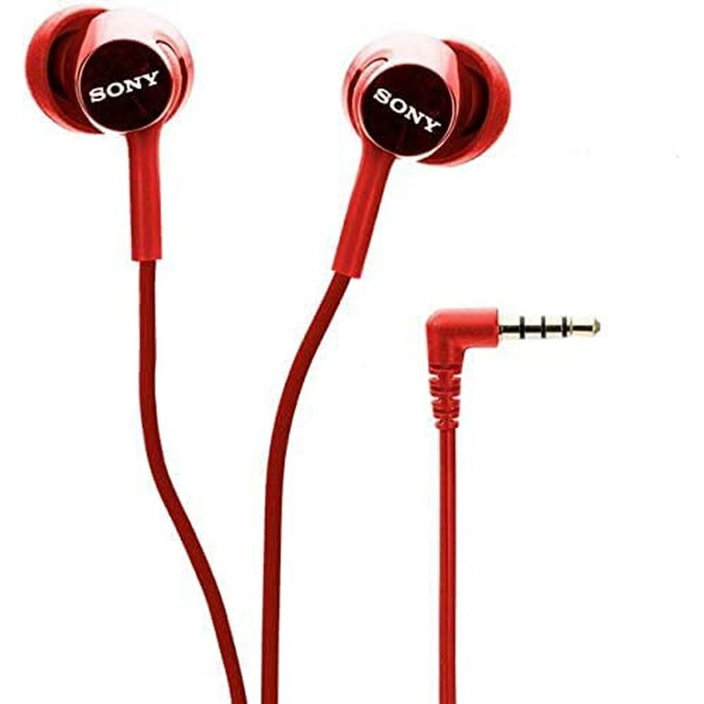 Ακουστικά με Μικρόφωνο Sony MDR-EX155AP Κόκκινο
