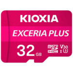 Κάρτα Μνήμης Micro SD με Αντάπτορα Kioxia Exceria Plus Ροζ Κατηγορία 10 UHS-I U3