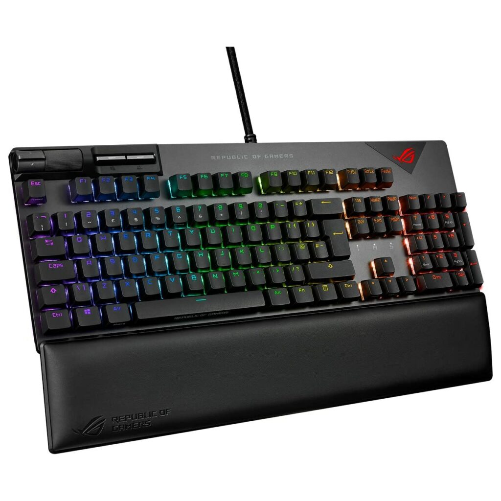 Πληκτρολόγιο Παιχνιδιού Asus ROG Strix Flare II Ισπανικό Qwerty QWERTY