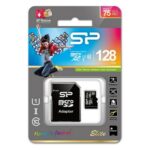 Κάρτα Μνήμης Micro SD με Αντάπτορα Silicon Power SP128GBSTXBU1V10SP UHS-I GB Class 10 128 GB 128 GB