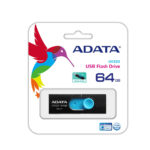 Στικάκι USB Adata UV320 Μαύρο/Μπλε 64 GB