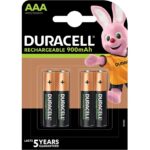 Επαναφορτιζόμενες Μπαταρίες DURACELL StayCharged AAA (4pcs) HR03 AAA 1