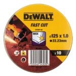 Δίσκος κοπής Dewalt Fast Cut dt3507-qz x10 115 x 1 x 22