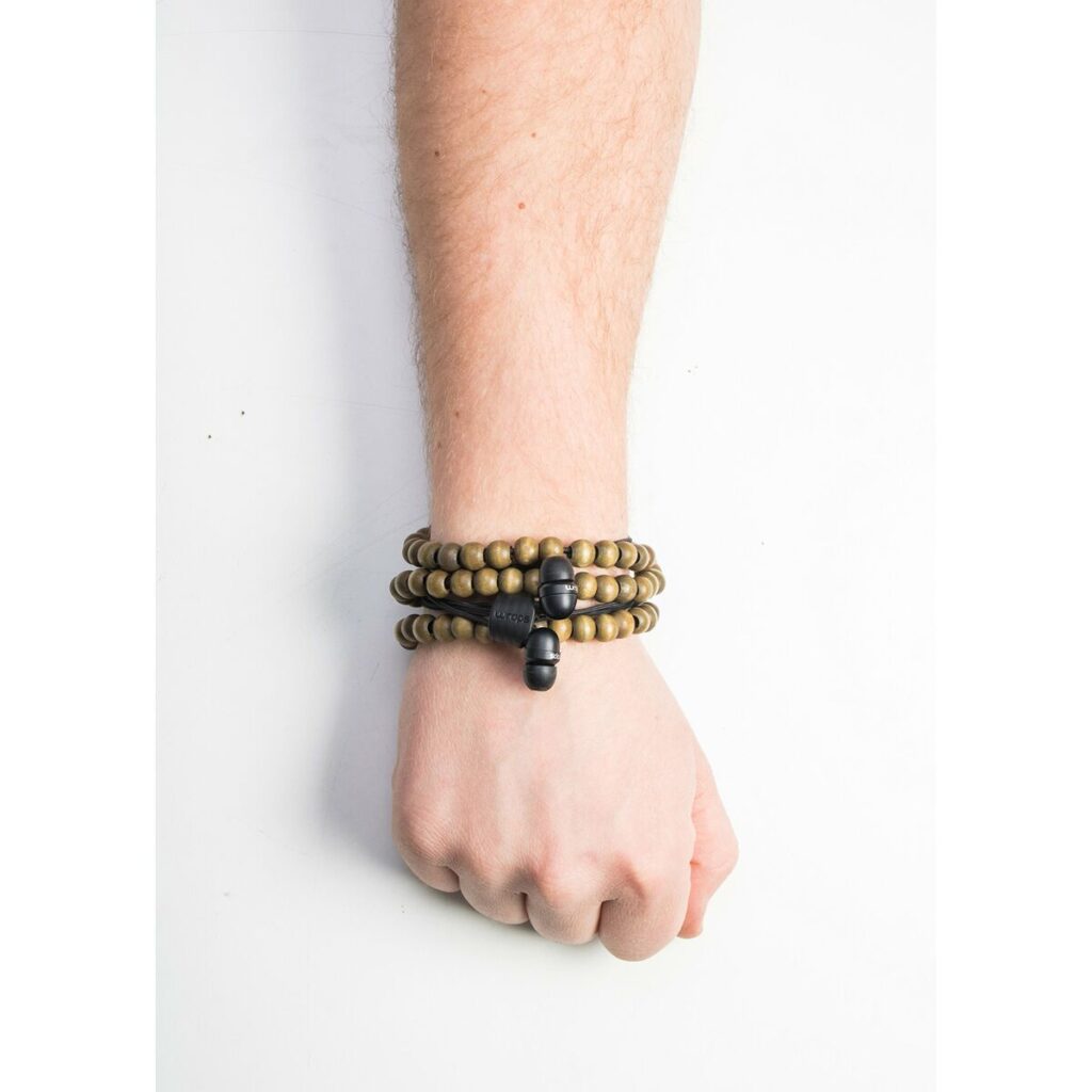 Ακουστικά με Μικρόφωνο Wraps Natural Walnut
