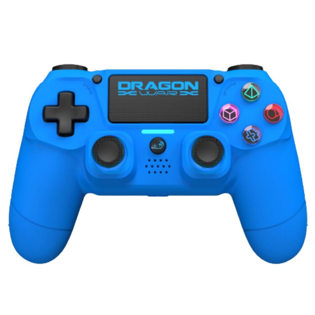 Ασύρματο Χειριστήριο Βιντεοπαιχνιδιού Dragon War Shock 4 Μπλε Bluetooth