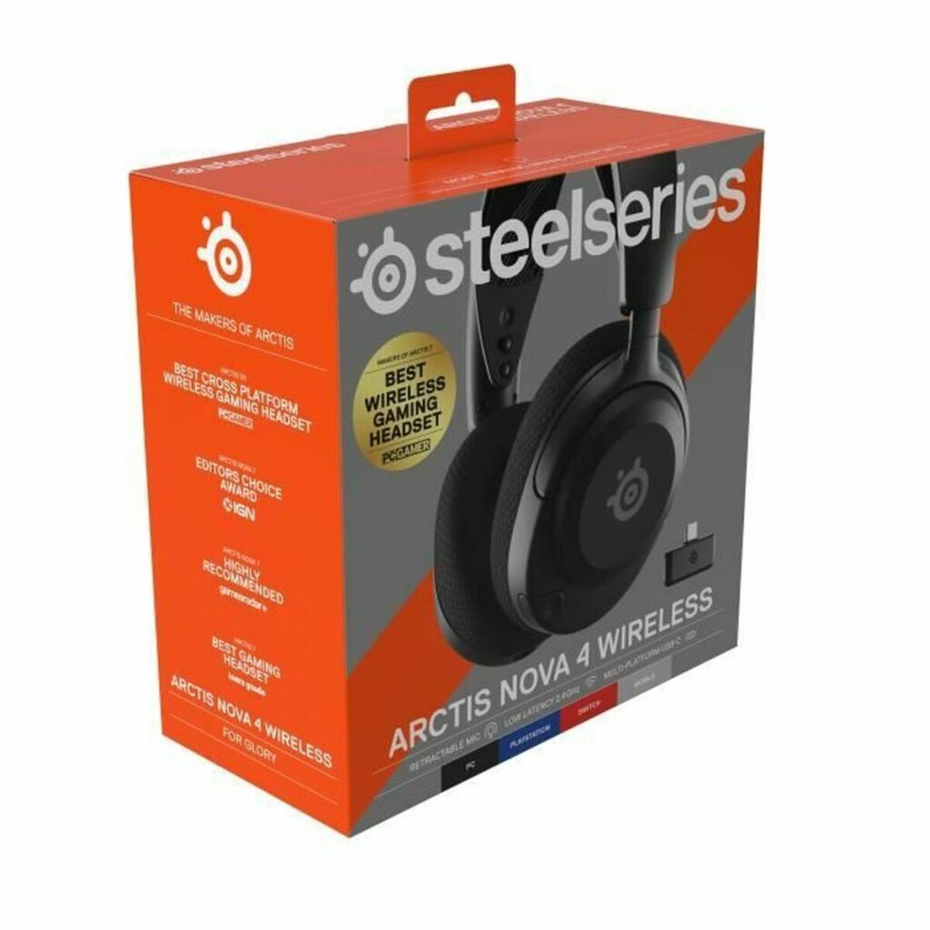 Ακουστικά με Μικρόφωνο SteelSeries Μαύρο