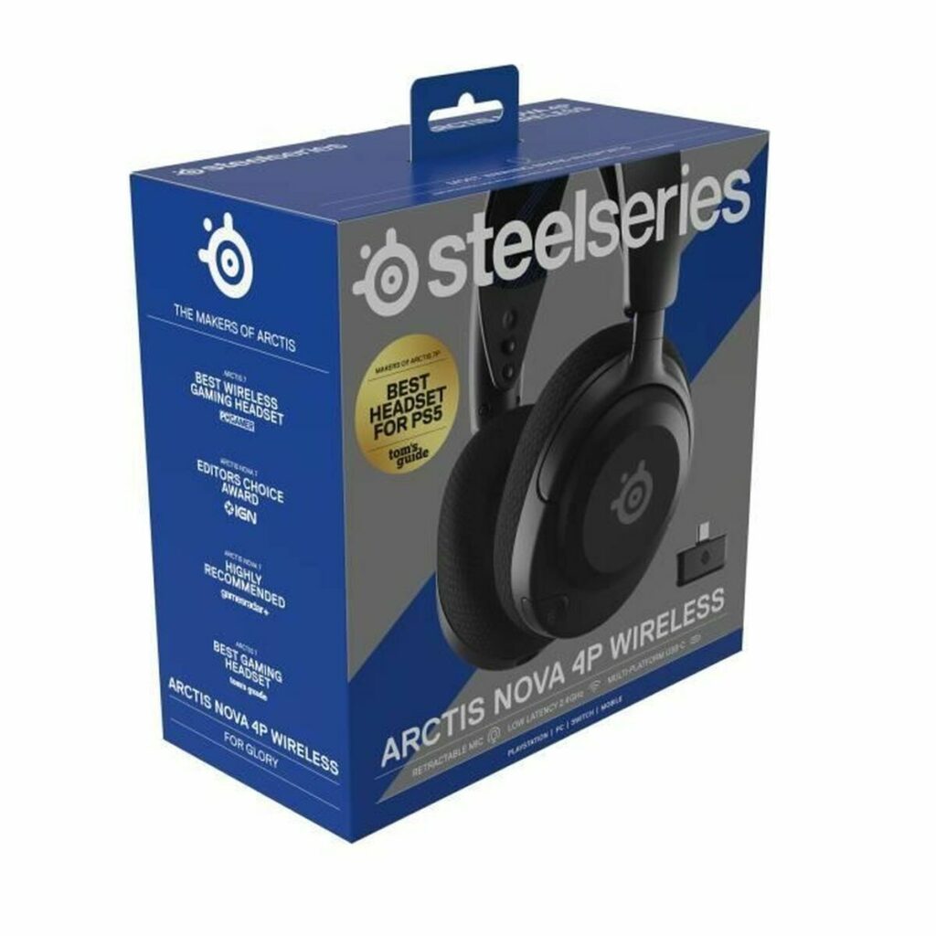 Ακουστικά με Μικρόφωνο SteelSeries Μαύρο