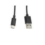Καλώδιο USB 2.0 σε USB C Lanberg Μαύρο