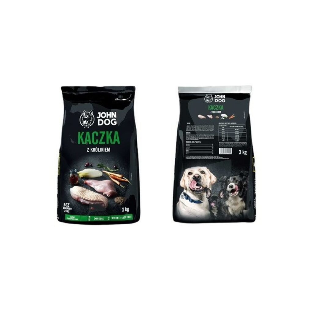 Φαγητό για ζώα John Dog Premium Πάπια Κουνέλι 3 Kg