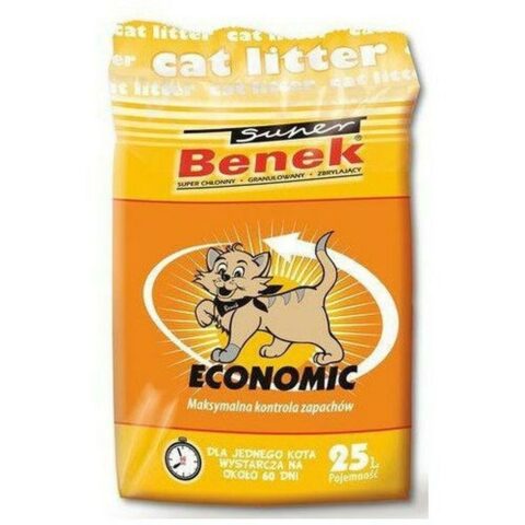 Αμμος για Γάτες Super Benek Economic Γκρι 25 L