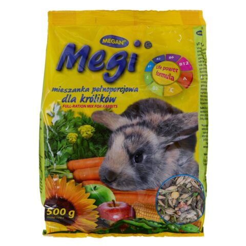 Φαγητό για ζώα Megan Full Ration Mix Λαχανικό Κουνέλι 500 g