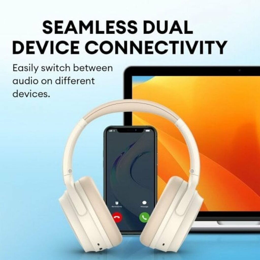 Bluetooth Ακουστικά με Μικρόφωνο Edifier WH700NB  Μπεζ