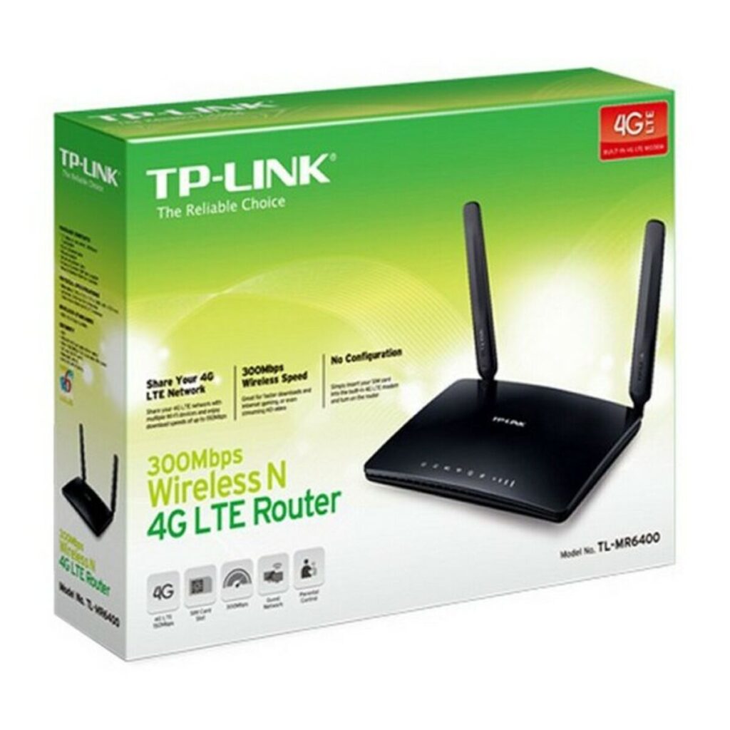 Router TP-Link TL-MR6400 WIFI 2.4 GHz Μαύρο