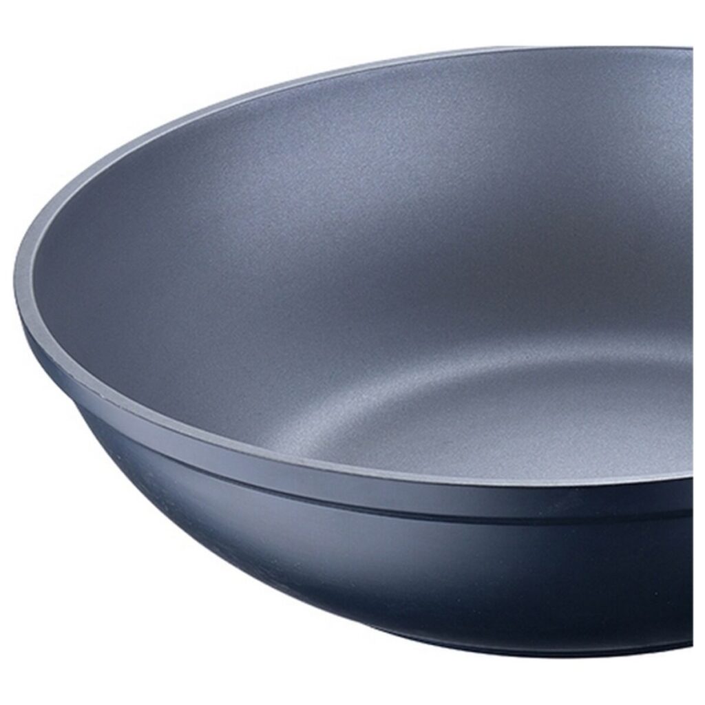 Τηγάνι Wok Masterpro Indigo Μαύρο Αλουμίνιο (Ø 28 cm)
