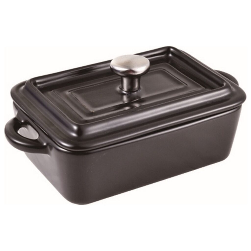 Κατσαρόλα Masterpro Ορθογώνιο Μαύρο Πήλινα black (15