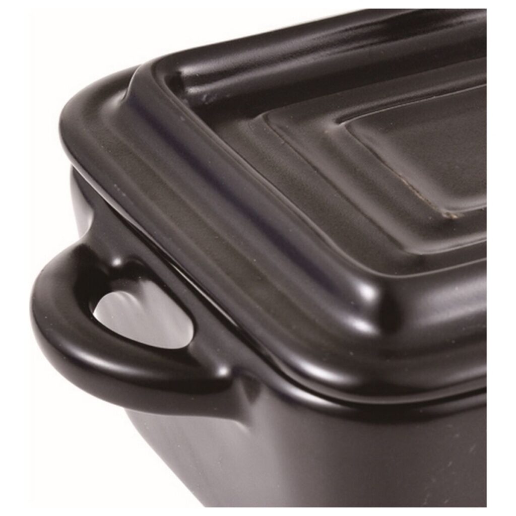 Κατσαρόλα Masterpro Ορθογώνιο Μαύρο Πήλινα black (15