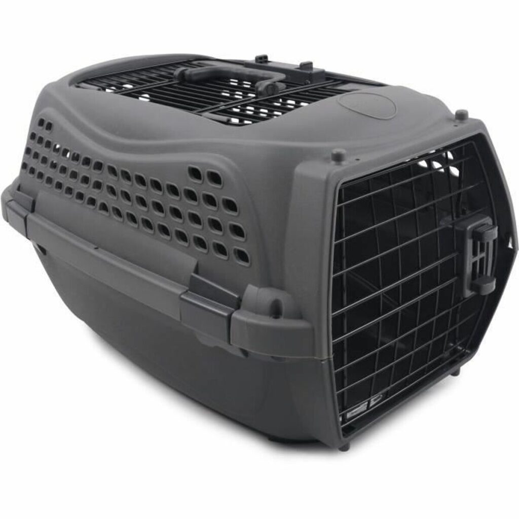 Κλουβί Μεταφοράς MPETS ECO GIRO S Γκρι Σκούρο γκρίζο Πλαστική ύλη Γάτα