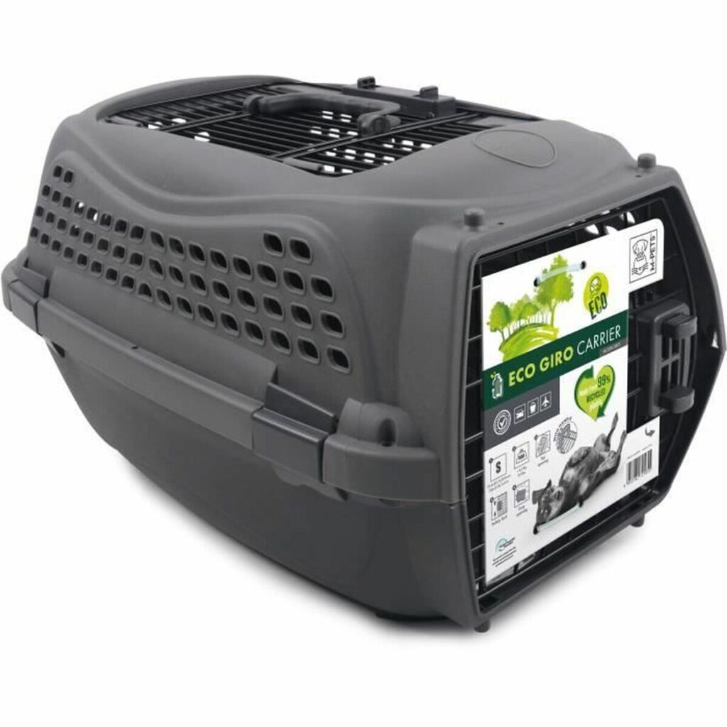 Κλουβί Μεταφοράς MPETS ECO GIRO S Γκρι Σκούρο γκρίζο Πλαστική ύλη Γάτα