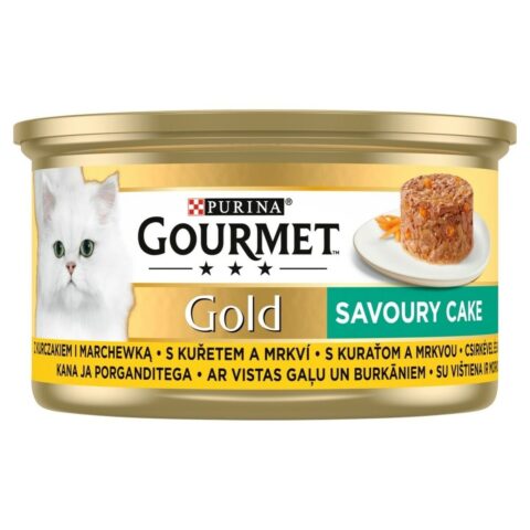Γατοτροφή Purina GOURMET GOLD Κοτόπουλο Καρότο 85 g