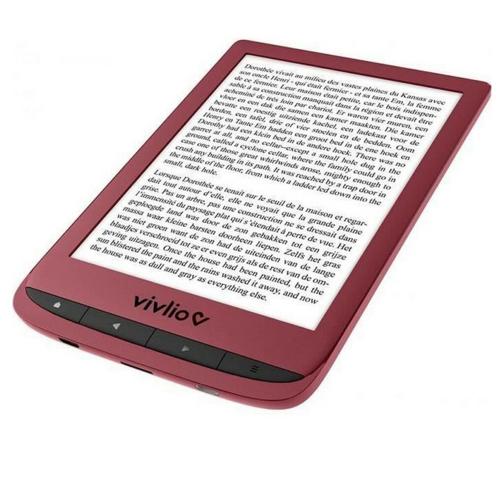 eBook Vivlio Touch Lux 5 6" 800W 512 GB Κόκκινο