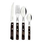 Μαχαιροπίρουνα Tramontina Polywood Ανοξείδωτο ατσάλι 24 Τεμάχια