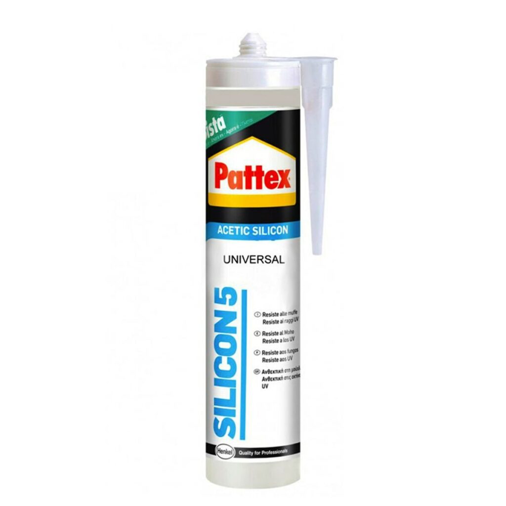 Σιλικόνη Pattex Silicon 5 Καθολικό Διαφανές 280 ml