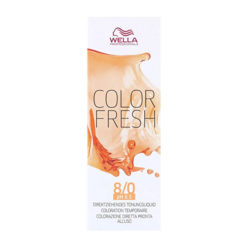 Ημιμόνιμη Βαφή Color Fresh Wella Color Fresh Nº 8/0 (75 ml)