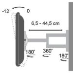 Βάση Τηλεόρασης Techly ICA-LCD 2903 19" 37" 25 kg