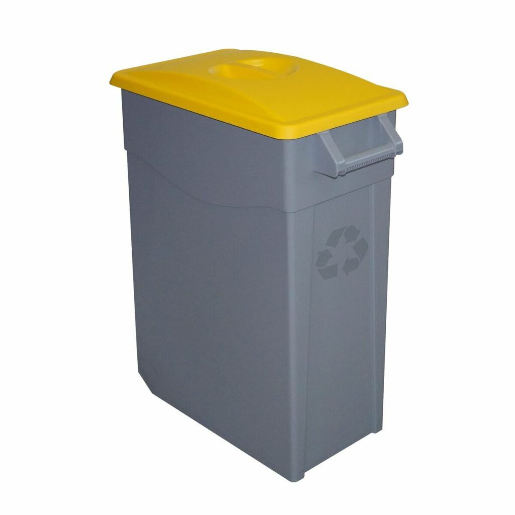 Κάδος Απορριμμάτων για Ανακύκλωση Denox 65 L Κίτρινο (x2)