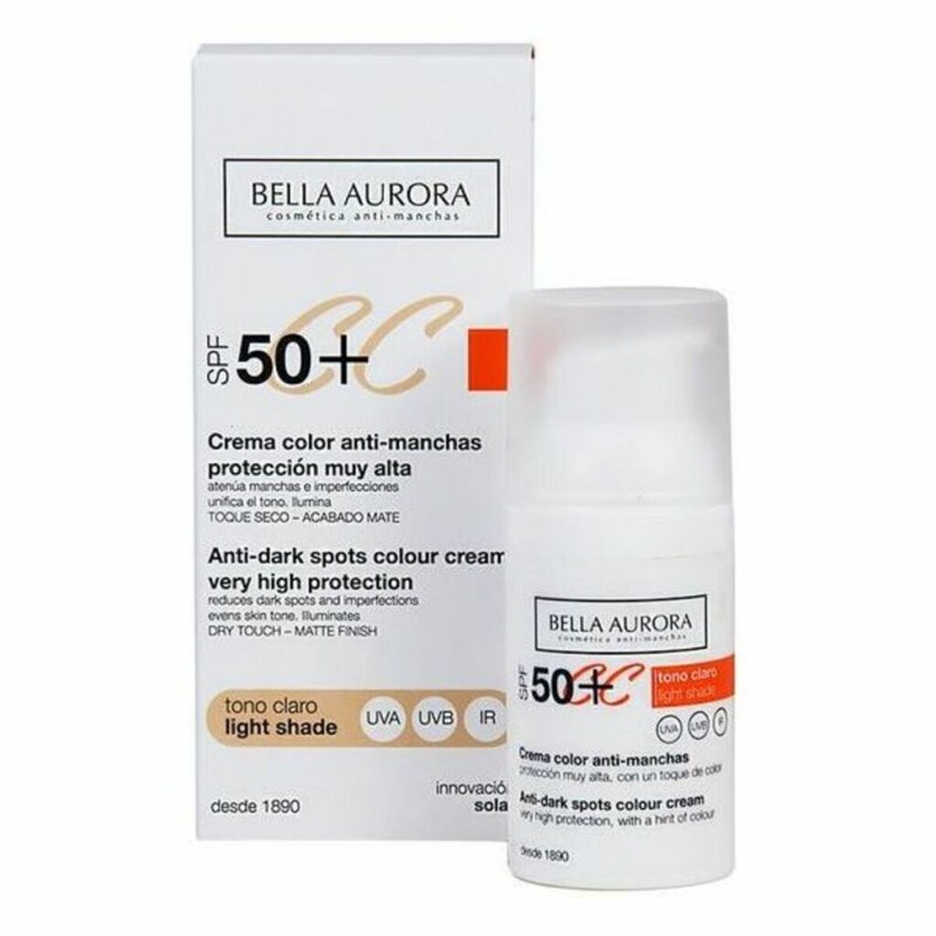 Κρέμα κατά των Ατελειών CC Cream Bella Aurora 2526113 Φωτεινός Τόνος 30 ml